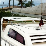 Leopard 4700 hardtop bimini