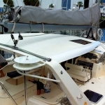 Leopard 4700 starboard stern quarter view